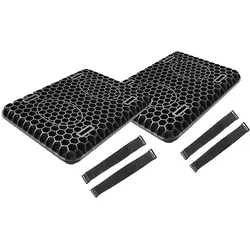 2x Motorrad Sitzkissen TPE Gel Tourtecs AC2 Komfort Gelkissen S schwarz