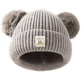 Unisex Baby Strickmütze Neue Kinder Winter Baby Beanie Mütze Winter Warm Kleinkind Gestrickte Wintermütze Warme Winter Winter Beanie Strick Dicke Skimütze 3-15 Jahre