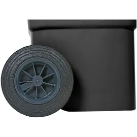 Stier 2-Rad-Müllgroßbehälter 120 l grau/blau BxTxH 475x550x930 mm