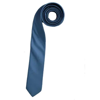 Olymp Herren Krawatte blau unifarben, blau, NOS