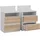 Vicco Nachtschrank Monty 32,3 x 59,1 x 59,1 cm Weiß