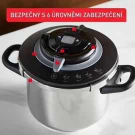 Tefal Clipso+ Chef Schnellkochtopf 6 L P4550731