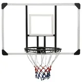 vidaXL Basketballkorb Transparent 106x69x3 cm Polycarbonat