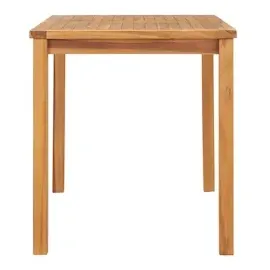 vidaXL Gartentisch 120 x 70 x 77 cm Teak Massivholz Braun