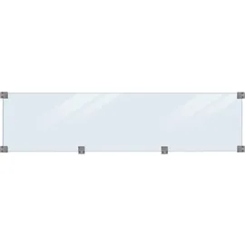 Plus Glaselement 174 x 44,6 cm Transparent