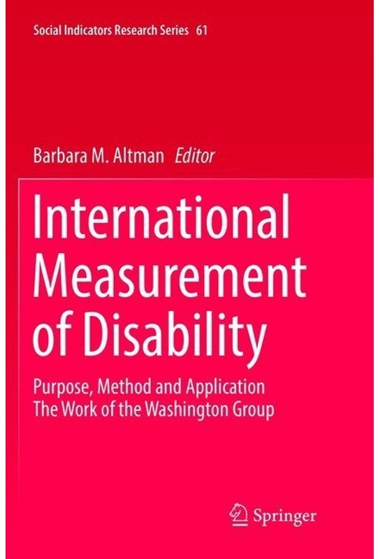International Measurement Of Disability, Kartoniert (TB)