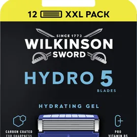 Wilkinson Sword Hydro 5 Skin Protection Regular Ersatzklingen, Feuchtigkeitsspendende Gel-Pools und umklappbarer Trimmer