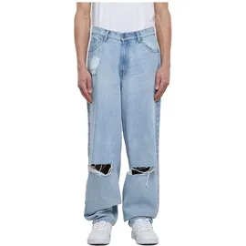 URBAN CLASSICS Heavy Ounce Knee Cut Baggy Fit Blau 40