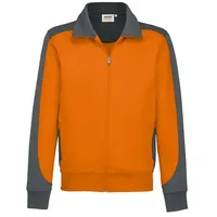 Hakro Sweatjacke Contrast Performance 477-27 Orange