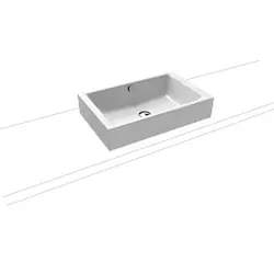 Kaldewei Puro Aufsatzwaschtisch 909106003001 60x38,4x12cm
