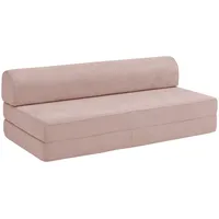 58aufmkessel Faltsofa, Rosa, Kunststoff, 80x57x160 cm, Wohnzimmer, Sofas & Couches, Schlafsofas
