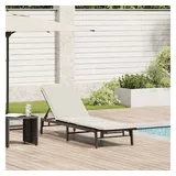 vidaXL Sonnenliege 71 x 58 x 67 cm Schwarz