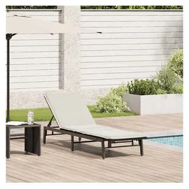 vidaXL Sonnenliege 71 x 58 x 67 cm Schwarz