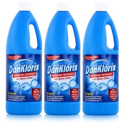 DanKlorix DanKlorix Hygiene-Reiniger 1,5L – Mit Aktiv-Chlor (3er Pack) Allzweckreiniger