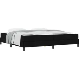 vidaXL Boxspringbett 200 x 200 cm Schwarz