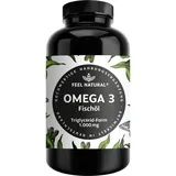 Omega 3 Kapseln hochdosiert - Jahresvorrat 365 Stück - Nur 1 Kapsel täglich - Essentielle Omega 3 Fettsäuren EPA & DHA - Fischöl Kapseln aus nachhaltigem Fischfang, ohne unnötige Zusätze