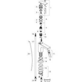 Hansgrohe Axor Citterio chrom 39023000