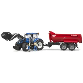 Bruder Tractor New Holland T7.315 mit Frontlader (03121)