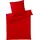 YES FOR BED Pure & Simple Uni Rot 200 x 200 cm + 2 x 80 x 80 cm