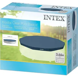 Intex Abdeckplane für Frame Pool 366 cm blau 28031
