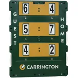Carrington Tennisplatz-anzeigetafel Englisch - Black / Orange - 60 x 46 cm