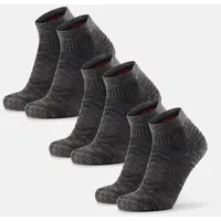 Danish Endurance MERINO LOW-CUT WANDERSOCKEN - 3-Pack - Schwarz