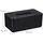 Relaxdays Tücherbox Schwarz