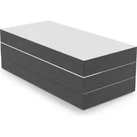 eloneo Bestschlaf Klappmatratze Gästematratze »Deluxe« mit 4 cm Visko, 160x200x15cm, 15cm dick, weiß/grau