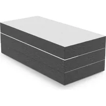 eloneo Bestschlaf Klappmatratze Gästematratze »Deluxe« mit 4 cm Visko, 160x200x15cm, 15cm dick, weiß/grau