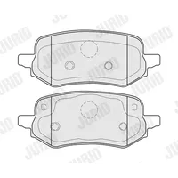 JURID Bremsbelagsatz, Scheibenbremse