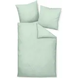 Traumschlaf Uni Mako-Satin jade 135 x 200 cm + 40 x 80 cm