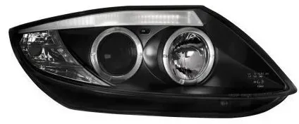 Kristall-Scheinwerfer Angel Eyes für BMW Z4 (03–09) - CCFL schwarz