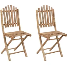 vidaXL Gartenstuhl 50 x 100 x 92 cm weiß 2 St.