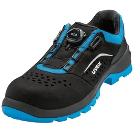 Uvex Sicherheitshalbschuhe S1P SRC uvex 2 xenova® aus BOA® Fit System, uvex xenova® Kunststoffkappe, Weite 11, Größe 48