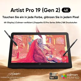 xppen Artist Pro 19(GEN2)Grafikdisplay - Grau
