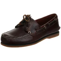 Timberland Herren CLS 2-Eye Boat Halbschuhe, Braun (Rootbeer Smooth), 43 EU - 43.5 EU