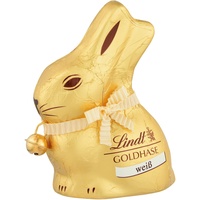 Lindt Schokolade GOLDHASE | 8 x 50 g GOLDHASE | Weiße Schokoladen in Hasenform zu Ostern | Osterschokolade | Schokoladengeschenk | Schokoladenhase | Osterhase