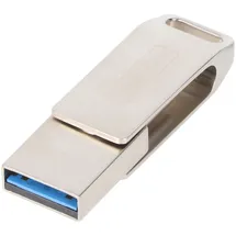 MyMedia Verbatim USB 3.2 OTG Stick 16GB Typ A-C My Dual Silber