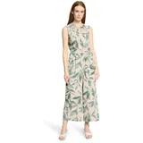 Betty & Co Damen Jumpsuit ohne Arm 38, Nature/Green - 38W