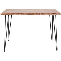 KAWOLA Bartisch, ERGEA Stehtisch Baumkante Akazie massiv natur 130x70 cm, Esszimmer, Barmöbel, Bartische