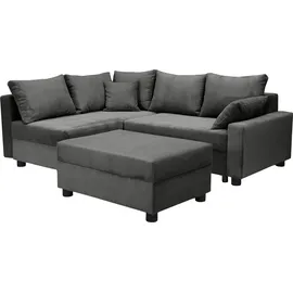 Collection AB Ecksofa Parma L-Form«, mit Schlaffunktion und Bettkasten, inklusive Kissen, Bonellfederkern