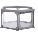 fillikid Laufgitter 6-Eck, grau Ø 134 cm, Höhe 67 cm, inklusive Transporttasche grau