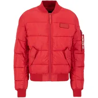 Alpha Industries Ma-1 Puffer Bomberjacke Red 2XL