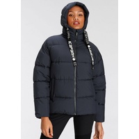 ICEPEAK Steppjacke »VACHA«, mit Kapuze, blau