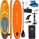 Aqua Marina GO Turbo 366 SUP Board + Elektromotor BlueDrive S Set mit Akku & Zubehör - Orange