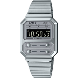 CASIO Vintage Collection Uhr A100WE-7B | Silber