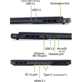 Acer Predator Helios 16 AI PH16-73-94FB Intel Core Ultra 9 275HX 64 GB RAM 1 TB SSD RTX 5090