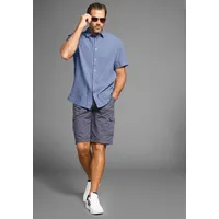 MAN'S WORLD Kurzarmhemd Blau 5XL