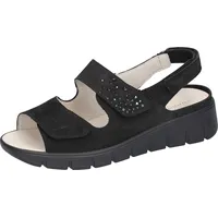 WALDLÄUFER Sandale schwarz 38