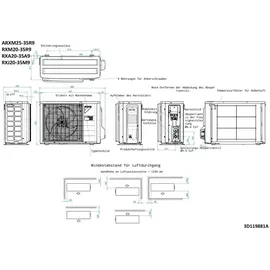 Daikin Perfera A 2,0 kW stationär